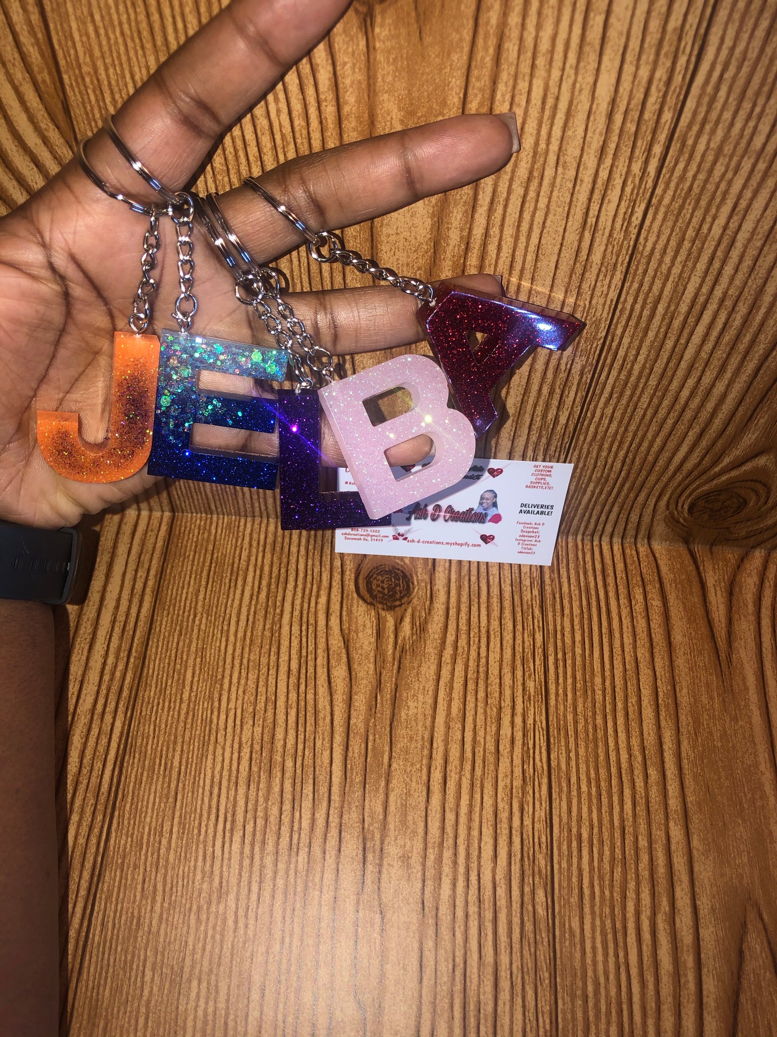 Letter Keychains