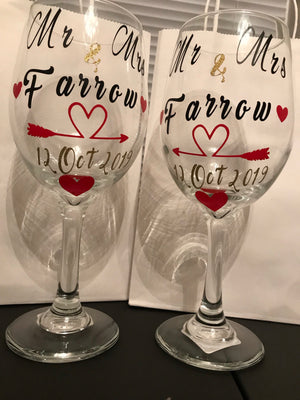 Wine glasses